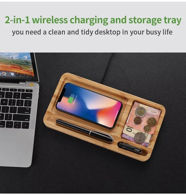 Top Selling Products Unique Design 2022 Fast Charger Wood Wireless Charger Multifunction Wireless Charger Mobile Phone Accessories