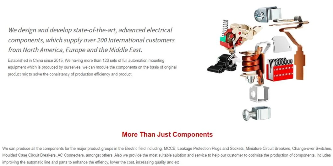 MCB Magnetic Coil Component (XML7M-22) Circuit Breaker Assembly