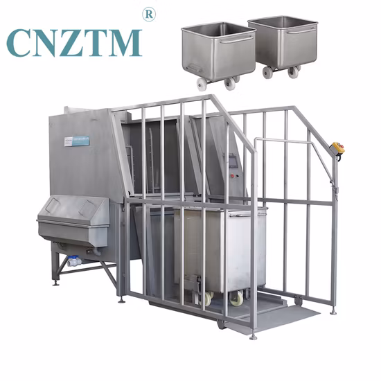 Vegetable Skip Car/ Charging Car SUS 304 Stainless Steel Washing Machine