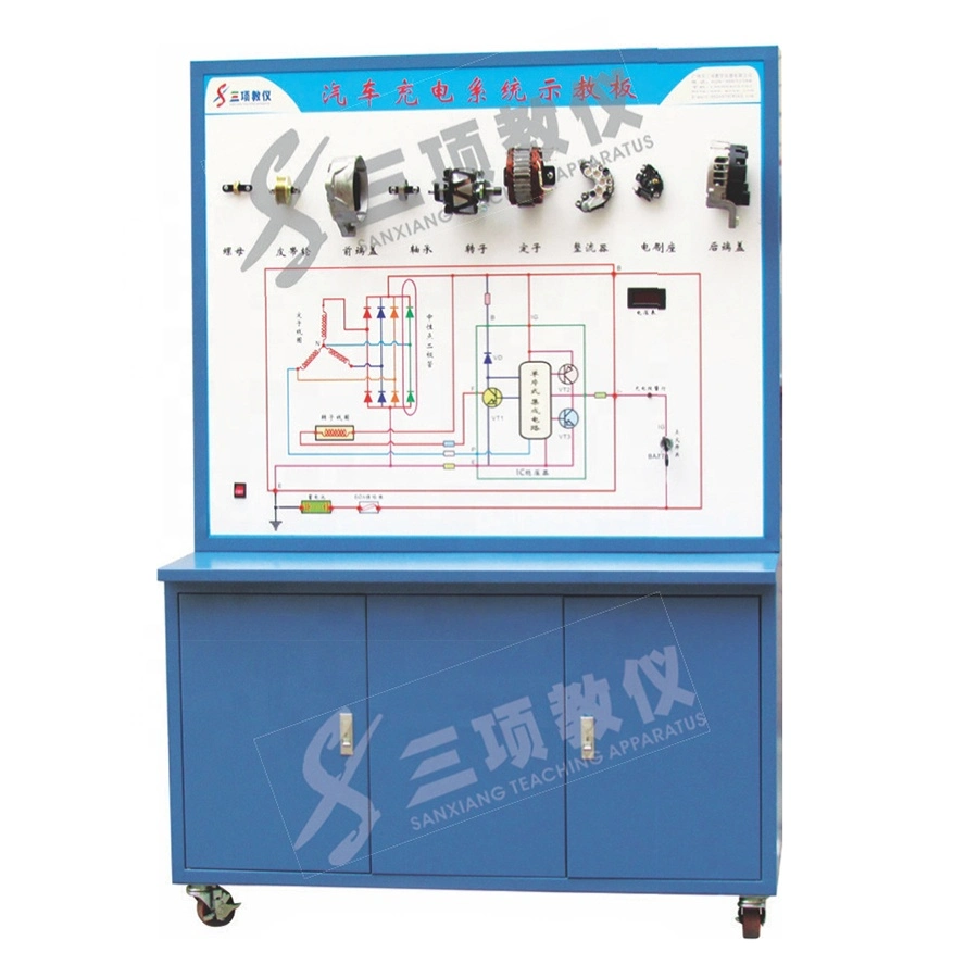 Car Charging System Teaching Board Test Bench Technical Training Educational Equipment